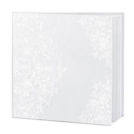 Księga Gości PartyDeco 21x19.7cm/22 Biała